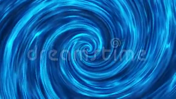 蓝色的抽象旋转螺旋视频的预览图