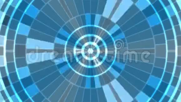 蓝色抽象背景闪光灯循环视频的预览图