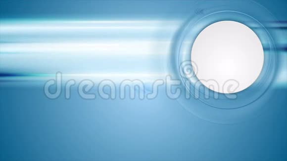 蓝色技术运动背景与箭头视频的预览图