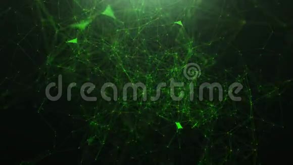 丛的绿色抽象背景视频的预览图