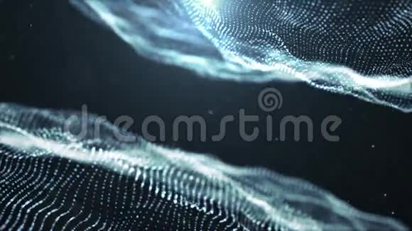 尘埃抽象的光运动标题电影背景视频的预览图