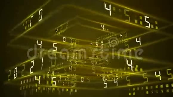 数字技术数字计数器4K视频的预览图