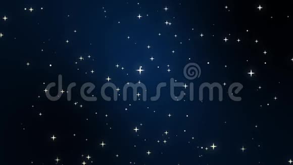 夜空中满是星星的动画视频的预览图