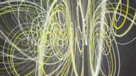 奇妙的生态动画与条纹物体运动循环高清1080p视频的预览图