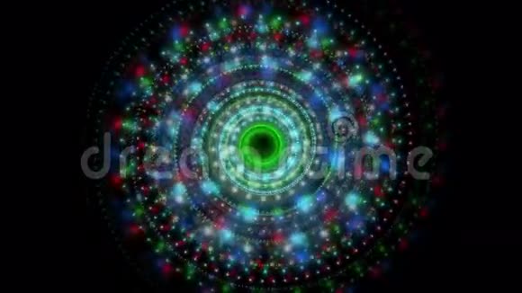 粒子条纹物体运动的奇妙动画4096x2304环4K视频的预览图