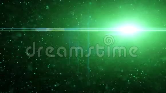 4k绿色粒子无缝背景视频的预览图