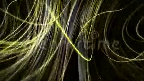 粒子物体运动的奇妙生态动画循环高清1080p视频的预览图