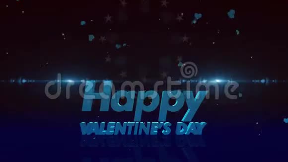 快乐情人节背景4K视频的预览图