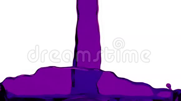 紫色液体充满屏幕阿尔法通道全高清视频的预览图