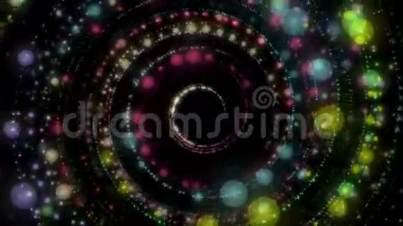粒子物体运动的奇妙动画4096x2304环4K视频的预览图