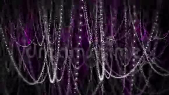 粒子条纹物体运动的奇妙动画4096x2304环4K视频的预览图