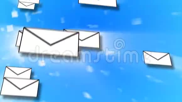 电子邮件概念动画视频的预览图