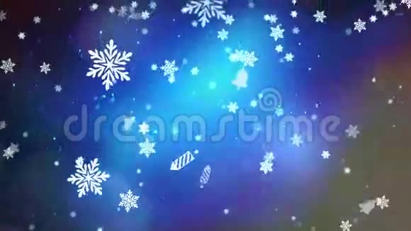 圣诞节和新年背景视频的预览图