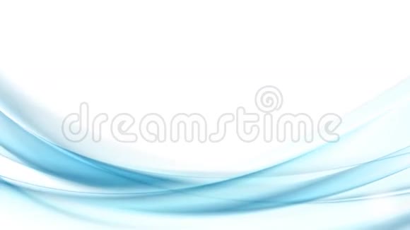 蓝色移动流水波视频动画视频的预览图