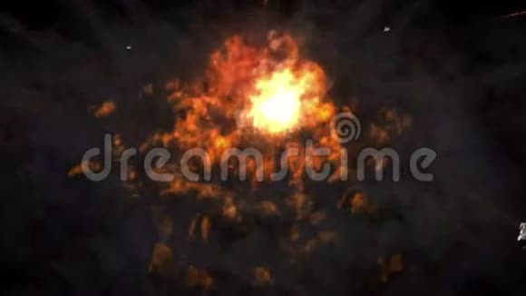 宇宙爆炸的动画视频的预览图