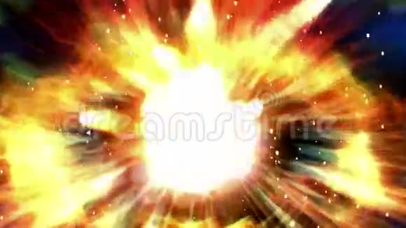 宇宙爆炸的动画视频的预览图
