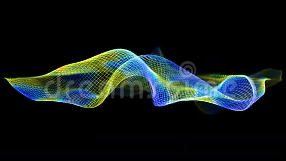 抽象波结构科学背景视频的预览图