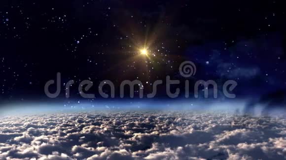 太空夜橙星十字视频的预览图