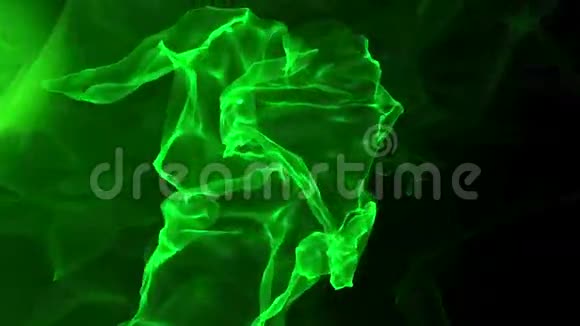 绿色的抽象背景视频的预览图