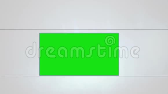 白色背景上的Chroma键视频的预览图