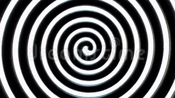 黑色的抽象圆圈视频的预览图