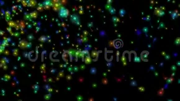 动态轻粒子未来动画loopHD1080p视频的预览图