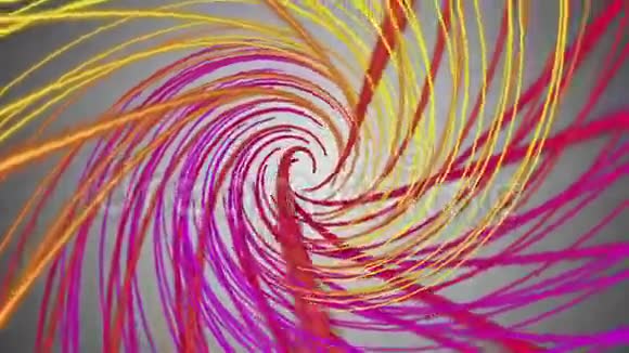 运动中带条纹波物体的奇妙动画循环高清1080p视频的预览图