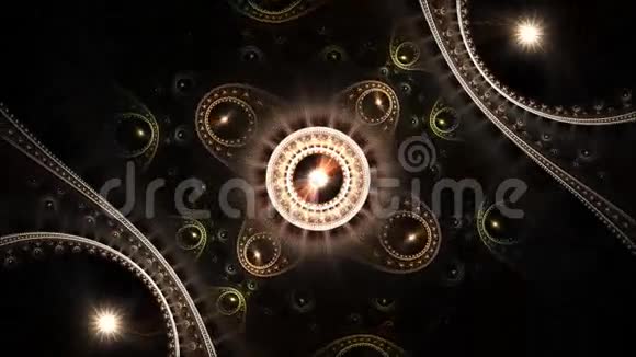 电脑制作的分形艺术品创意设计视频的预览图