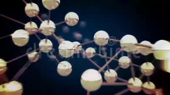 抽象分子结构视频的预览图