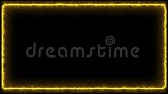 深色背景的黄色电动全框架视频的预览图