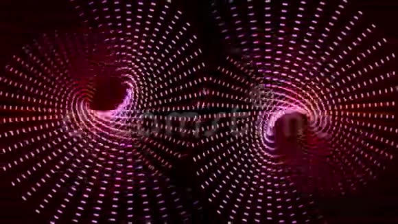 带运动粒子物体的未来动画循环高清1080p视频的预览图