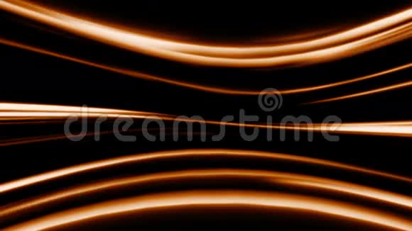 黑色背景上抽象橙色线条视频的预览图