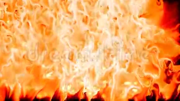 火灾背景股票录像视频的预览图