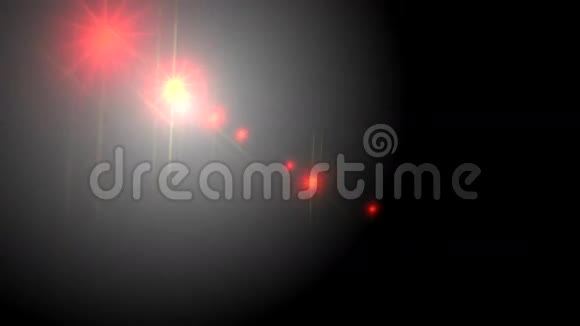 光学耀斑动画集红色绿色蓝色包括阿尔法香奈儿视频的预览图