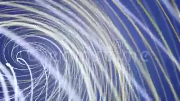 运动中带条纹波物体的奇妙动画循环高清1080p视频的预览图