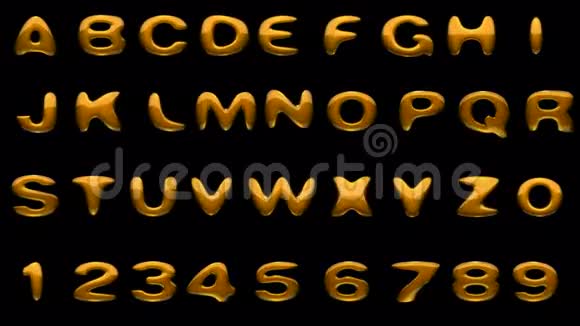 循环阿尔法垫彩色字母表视频的预览图