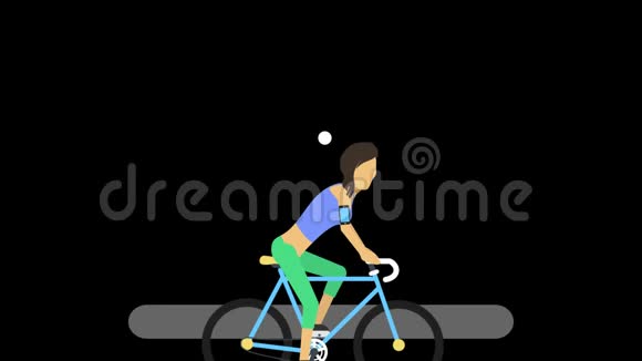 一个骑自行车的女孩视频的预览图