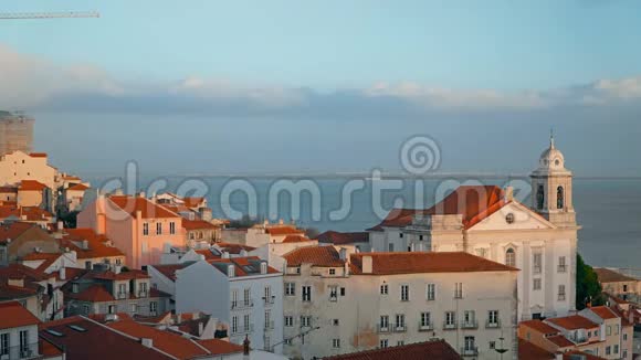 里斯本全景延时4k里斯本是葡萄牙的首都和最大的城市里斯本是欧洲大陆视频的预览图