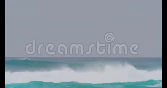 冲浪者在海浪上冲浪4k视频的预览图