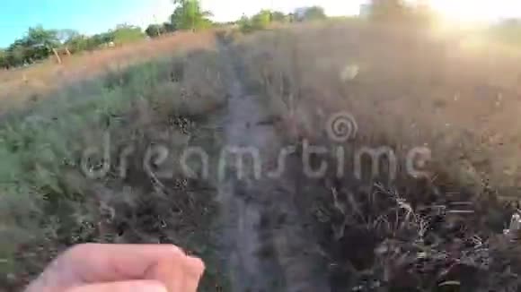 一个人在大自然中奔跑视频的预览图