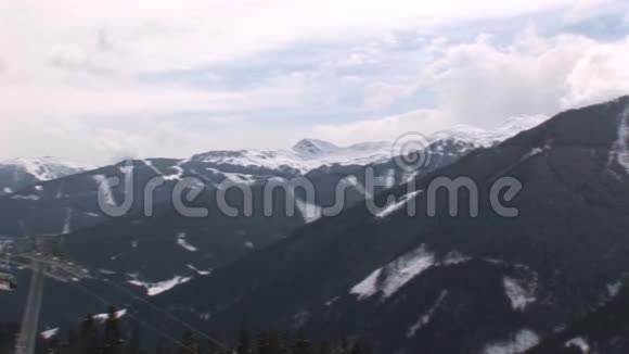 奥地利冬季风景园的潘视频的预览图