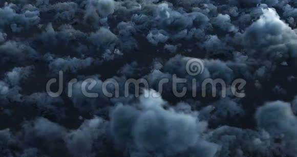 美丽的云景视图4k视频的预览图
