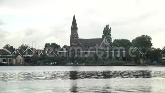 美丽历史的CKVerlatenKerk教堂视频的预览图