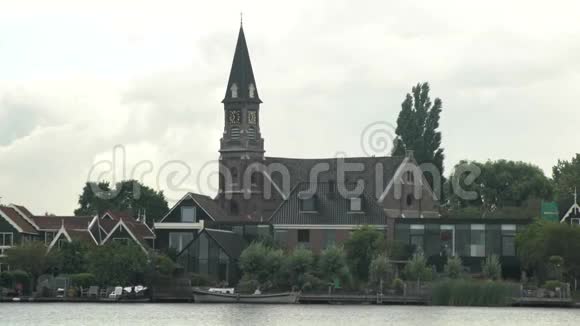 美丽历史的CKVerlatenKerk教堂视频的预览图