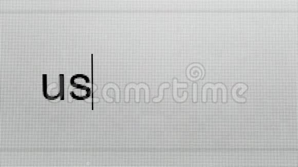 用户名特写电脑屏幕视频的预览图