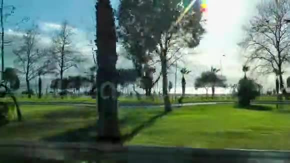 伊兹密尔市内的城市景观和海景视频的预览图
