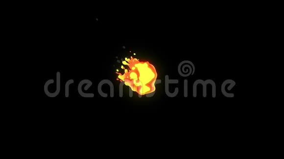 炽热的彗星在飞翔视频的预览图