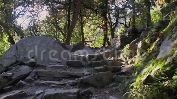 在尼泊尔的喜马拉雅山探险观点视频的预览图