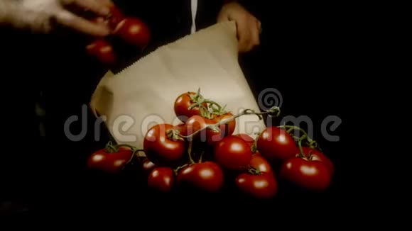 番茄红熟采摘时间视频的预览图