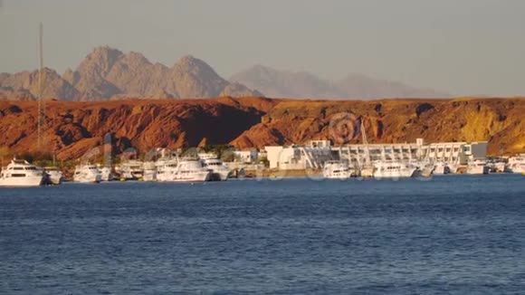 码头附近的游乐船埃及视频的预览图